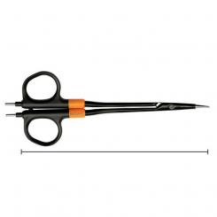 BiZZER, bipolar scissors, 180 mm, curved, fine